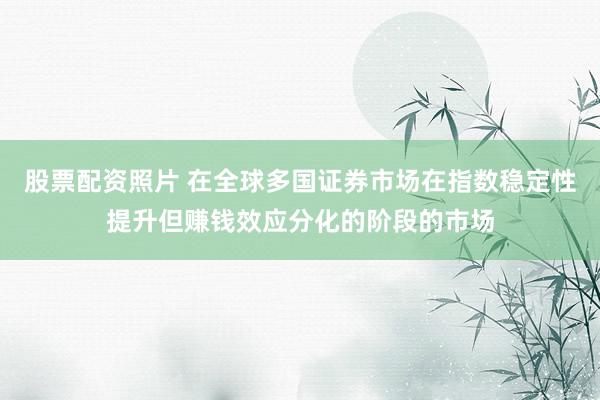 股票配资照片 在全球多国证券市场在指数稳定性提升但赚钱效应分化的阶段的市场